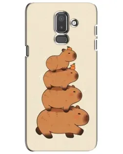 Чохол для Samsung Galaxy J8 2018 (J810) з картинкою «Вежа з капібар» Чохол для Samsung Galaxy J8 2018 (J810) з картинкою «Вежа з капібар»
