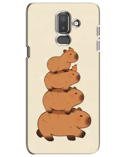 Чехол для Samsung Galaxy J8 2018 (J810) с картинкой «Башня из капибар» Чехол для Samsung Galaxy J8 2018 (J810) с картинкой «Башня из капибар»