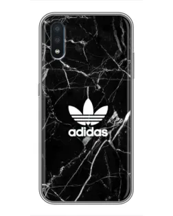 Чехол для Samsung Galaxy M01 (M015) с картинкой «Белый мрамор Adidas»