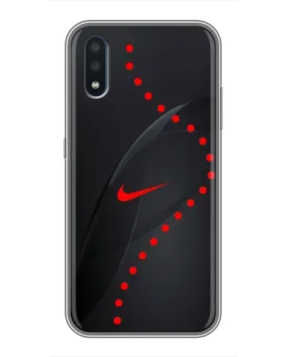Чехол для Samsung Galaxy M01 (M015) с картинкой «Абстрактный дизайн Nike»