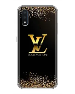Чехол для Samsung Galaxy M01 (M015) с картинкой «LV — золотые искры»