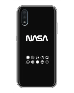 Чехол для Samsung Galaxy M01 (M015) с картинкой «NASA — технический принт»