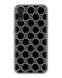 Чехол для Samsung Galaxy M01 (M015) с картинкой «Gucci — сетчатый паттерн»