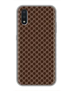 Чехол для Samsung Galaxy M01 (M015) с картинкой «Gucci — шоколадная сетка»