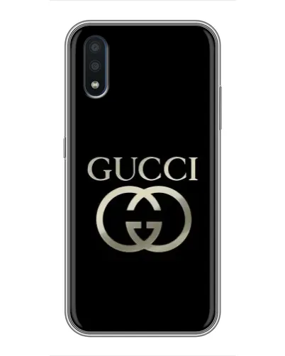 Чехол для Samsung Galaxy M01 (M015) с картинкой «Gucci — золото на черном» Чехол для Samsung Galaxy M01 (M015) с картинкой «Gucci — золото на черном»