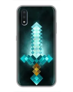 Чехол для Samsung Galaxy M01 (M015) с картинкой «Алмазный меч неон» Чехол для Samsung Galaxy M01 (M015) с картинкой «Алмазный меч неон»