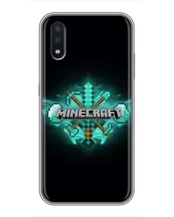 Чехол для Samsung Galaxy M01 (M015) с картинкой «Minecraft Diamond лого» Чехол для Samsung Galaxy M01 (M015) с картинкой «Minecraft Diamond лого»