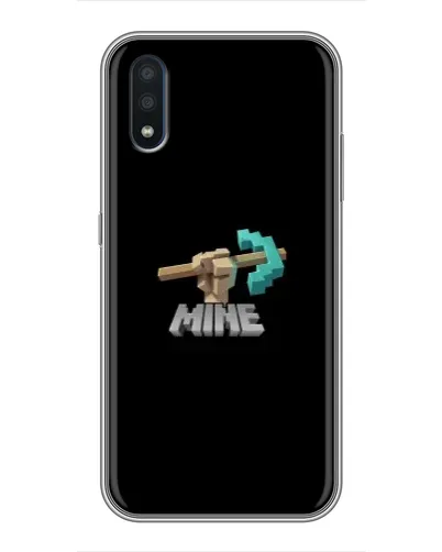 Чехол для Samsung Galaxy M01 (M015) с картинкой «Алмазная кирка»