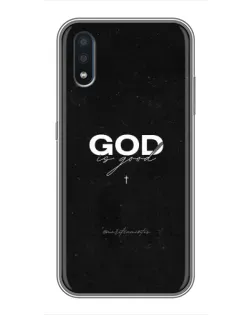 Чехол для Samsung Galaxy M01 (M015) с картинкой «GOD — Бог над всем»