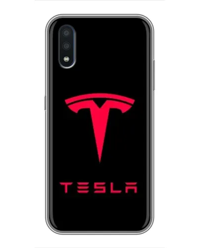 Чехол для Samsung Galaxy M01 (M015) с картинкой «Tesla Red Logo» Чехол для Samsung Galaxy M01 (M015) с картинкой «Tesla Red Logo»