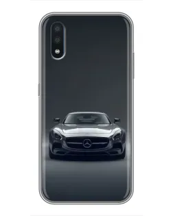 Чехол для Samsung Galaxy M01 (M015) с картинкой «Mercedes на черном»