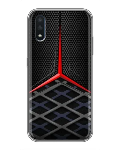 Чехол для Samsung Galaxy M01 (M015) с картинкой «Mercedes Carbon Grid»