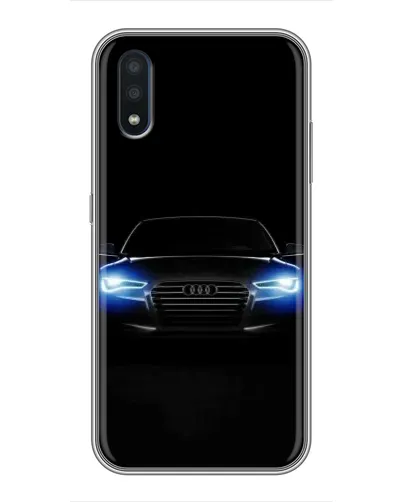 Чехол для Samsung Galaxy M01 (M015) с картинкой «Audi в неоне»