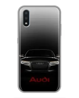 Чехол для Samsung Galaxy M01 (M015) с картинкой «Audi — градиентный контур» Чехол для Samsung Galaxy M01 (M015) с картинкой «Audi — градиентный контур»