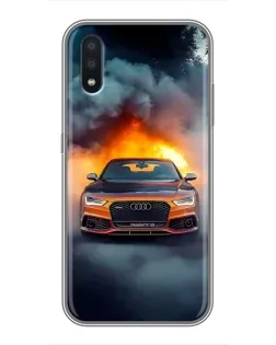 Чехол для Samsung Galaxy M01 (M015) с картинкой «Audi в огненном дыму» Чехол для Samsung Galaxy M01 (M015) с картинкой «Audi в огненном дыму»