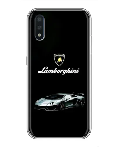 Чехол для Samsung Galaxy M01 (M015) с картинкой «Логотип Lamborghini классика»