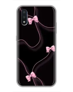 Чехол для Samsung Galaxy M01 (M015) с картинкой «Розовые ленты»