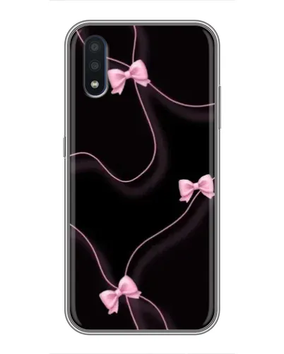 Чехол для Samsung Galaxy M01 (M015) с картинкой «Розовые ленты»