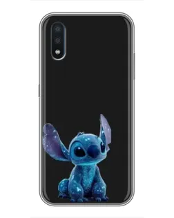 Чехол для Samsung Galaxy M01 (M015) с картинкой «Стич на черном» Чехол для Samsung Galaxy M01 (M015) с картинкой «Стич на черном»