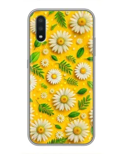 Чехол для Samsung Galaxy M01 (M015) с картинкой «Ромашковое солнце»