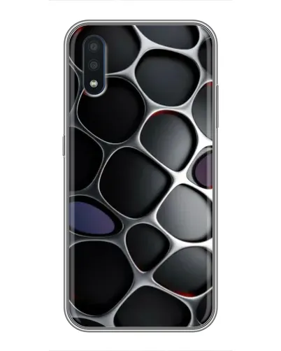Чехол для Samsung Galaxy M01 (M015) с картинкой «Объемная темная решетка» Чехол для Samsung Galaxy M01 (M015) с картинкой «Объемная темная решетка»