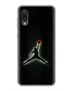 Чехол для Samsung Galaxy M02 (M022) с картинкой «Jordan Gradient Logo»
