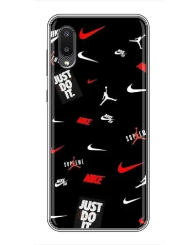 Чехол для Samsung Galaxy M02 (M022) с картинкой «Nike Mix Pattern»