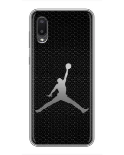 Чехол для Samsung Galaxy M02 (M022) с картинкой «Jordan Dark Carbon»