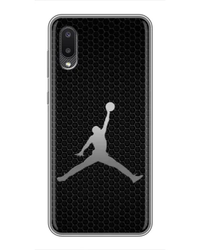 Чехол для Samsung Galaxy M02 (M022) с картинкой «Jordan Dark Carbon»