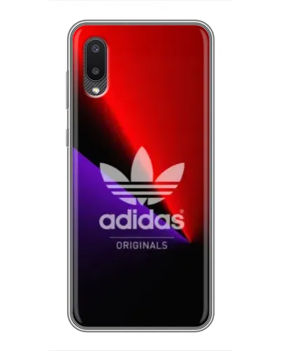 Чехол для Samsung Galaxy M02 (M022) с картинкой «Adidas Red Neon»