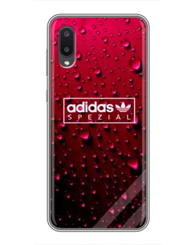 Чехол для Samsung Galaxy M02 (M022) с картинкой «Adidas Gold Marble»