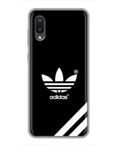 Чехол для Samsung Galaxy M02 (M022) с картинкой «Adidas с диагональными полосами»