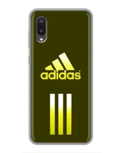 Чехол для Samsung Galaxy M02 (M022) с картинкой «Оливковый градиент Adidas»