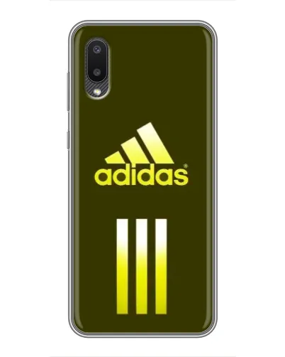 Чехол для Samsung Galaxy M02 (M022) с картинкой «Оливковый градиент Adidas»