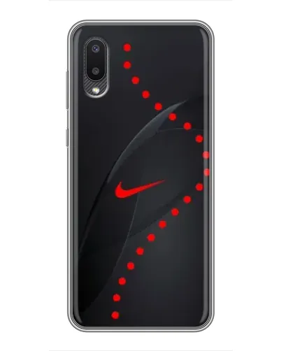 Чехол для Samsung Galaxy M02 (M022) с картинкой «Абстрактный дизайн Nike»