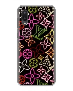 Чехол для Samsung Galaxy M02 (M022) с картинкой «Неоновый микс Nike»