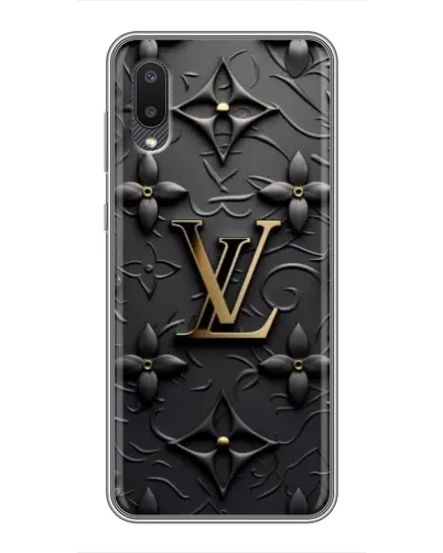 Чехол для Samsung Galaxy M02 (M022) с картинкой «Кожаная текстура LV»