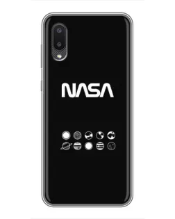 Чехол для Samsung Galaxy M02 (M022) с картинкой «NASA — технический принт» Чехол для Samsung Galaxy M02 (M022) с картинкой «NASA — технический принт»