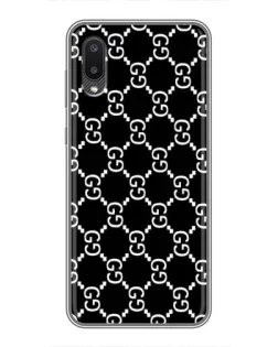 Чехол для Samsung Galaxy M02 (M022) с картинкой «Gucci — сетчатый паттерн»