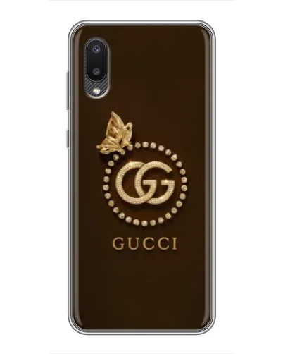 Чехол для Samsung Galaxy M02 (M022) с картинкой «Gucci — золотая бабочка» Чехол для Samsung Galaxy M02 (M022) с картинкой «Gucci — золотая бабочка»