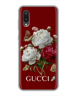 Чехол для Samsung Galaxy M02 (M022) с картинкой «Gucci —  сад»