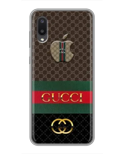 Чехол для Samsung Galaxy M02 (M022) с картинкой «Gucci — брендированный десерт» Чехол для Samsung Galaxy M02 (M022) с картинкой «Gucci — брендированный десерт»