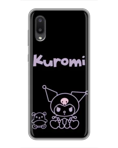 Чехол для Samsung Galaxy M02 (M022) с картинкой «Kuromi — черный минимализм» Чехол для Samsung Galaxy M02 (M022) с картинкой «Kuromi — черный минимализм»
