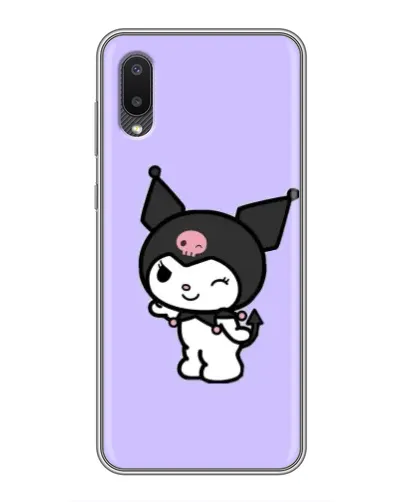 Чехол для Samsung Galaxy M02 (M022) с картинкой «Классическая Kuromi» Чехол для Samsung Galaxy M02 (M022) с картинкой «Классическая Kuromi»