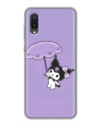 Чехол для Samsung Galaxy M02 (M022) с картинкой «Kuromi с зонтиком» Чехол для Samsung Galaxy M02 (M022) с картинкой «Kuromi с зонтиком»