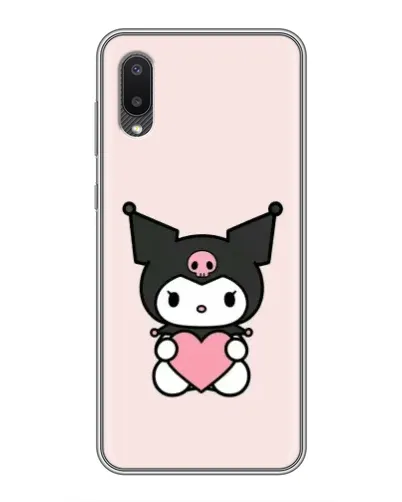 Чехол для Samsung Galaxy M02 (M022) с картинкой «Kuromi и сердце» Чехол для Samsung Galaxy M02 (M022) с картинкой «Kuromi и сердце»