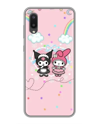 Чехол для Samsung Galaxy M02 (M022) с картинкой «My Melody и Kuromi» Чехол для Samsung Galaxy M02 (M022) с картинкой «My Melody и Kuromi»
