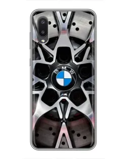 Чехол для Samsung Galaxy M02 (M022) с картинкой «BMW — деталь диска»