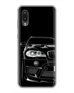 Чехол для Samsung Galaxy M02 (M022) с картинкой «Темный силуэт BMW» Чехол для Samsung Galaxy M02 (M022) с картинкой «Темный силуэт BMW»