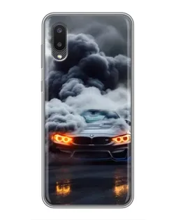 Чехол для Samsung Galaxy M02 (M022) с картинкой «BMW в дыму» Чехол для Samsung Galaxy M02 (M022) с картинкой «BMW в дыму»